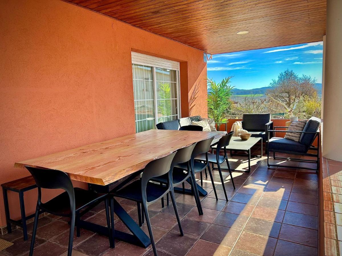 Piscina De Sal Barbacoa Wifi, Parking Gratis, 3 Min Pga Casa El Roble Villa Girona Exterior photo
